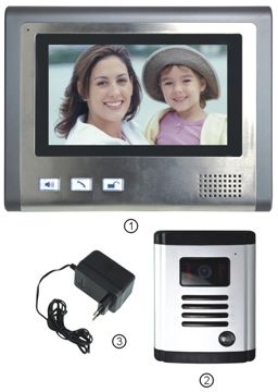 Interfon video PNI DF-926, Ecran LCD de 7 inch