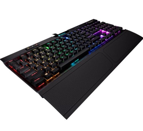 Tastatura Gaming Mecanica Corsair K70, Low Profile Cherry MX Speed, LED RGB (Negru)