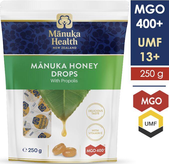 Bomboane miere de Manuka MGO 400+ (250g) : propolis+vitC | Manuka Health
