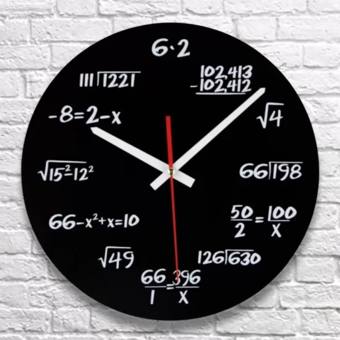 Ceasul de perete Matematica